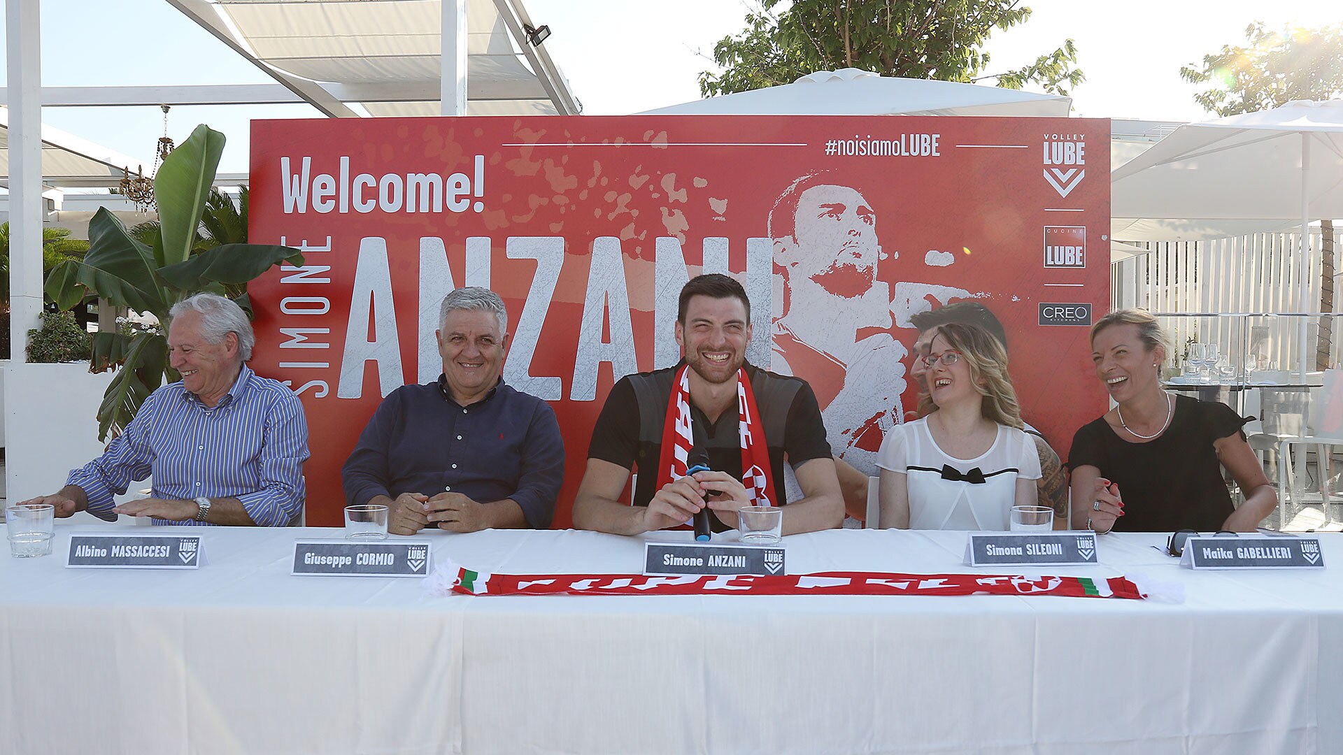 Simone Anzani a Civitanova ha salutato i suoi nuovi tifosi