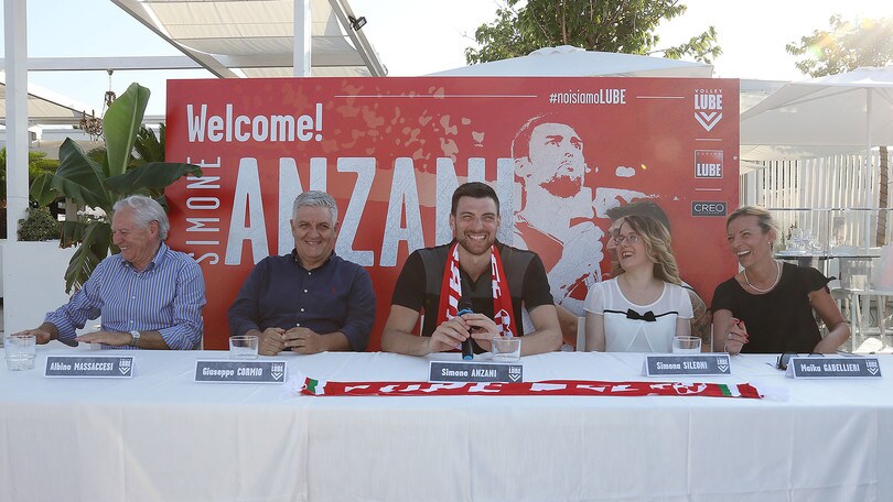 Simone Anzani a Civitanova ha salutato i suoi nuovi tifosi
