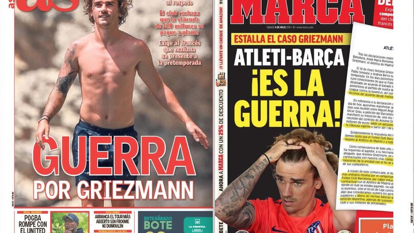 Griezmann, la guerra e i dispetti. Con Neymar sullo sfondo