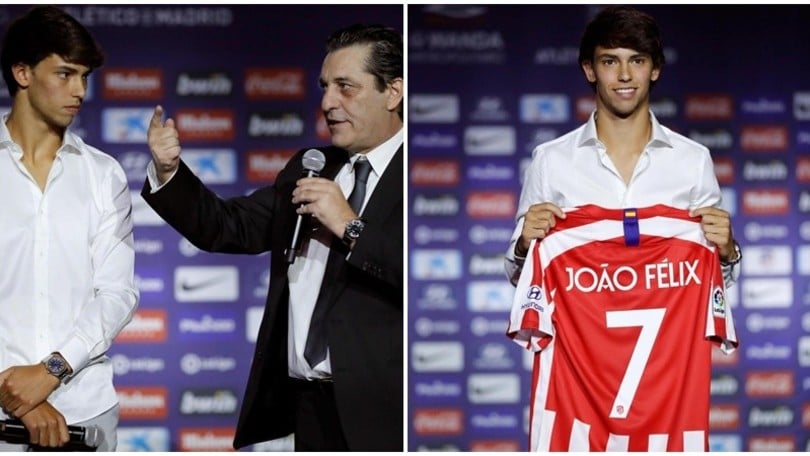 Atletico Madrid, Joao Felix come Cristiano Ronaldo: presentazione da star