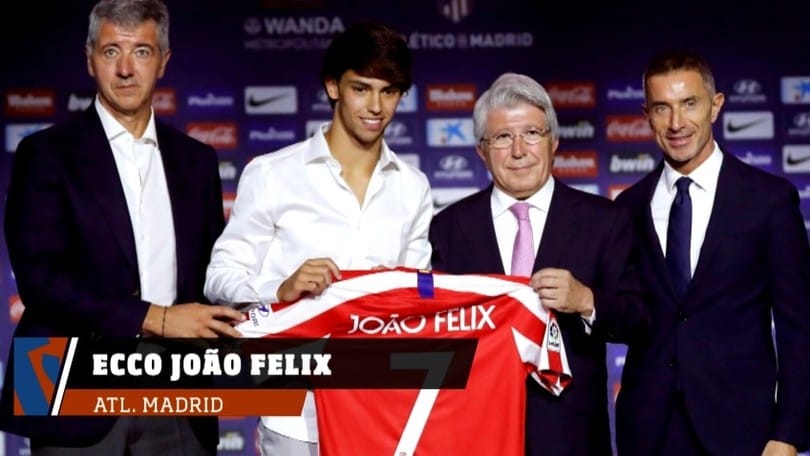 Atletico Madrid, João Felix si presenta
