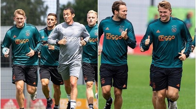 De Ligt aspetta la Juve e torna ad allenarsi con l'Ajax