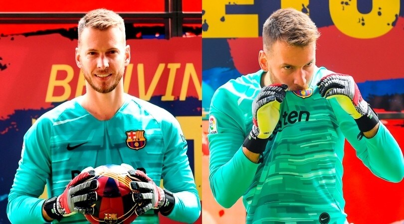 Neto al Camp Nou, eccolo con la maglia del Barcellona