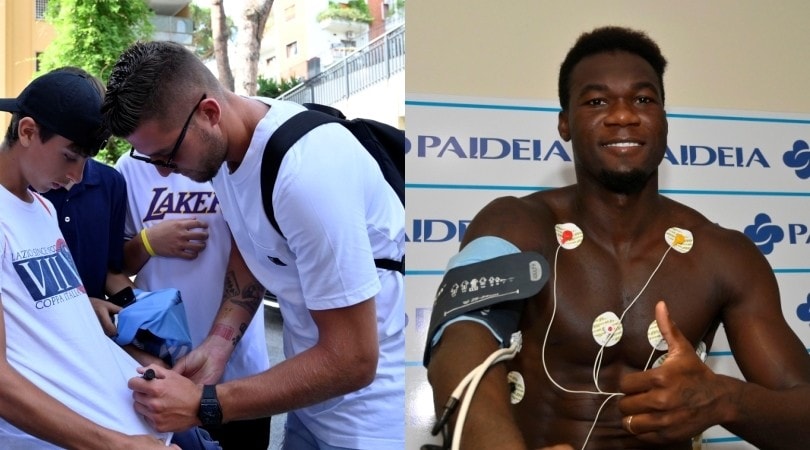 Lazio, secondo giorno di visite mediche: selfie e feste per Milinkovic-Savic