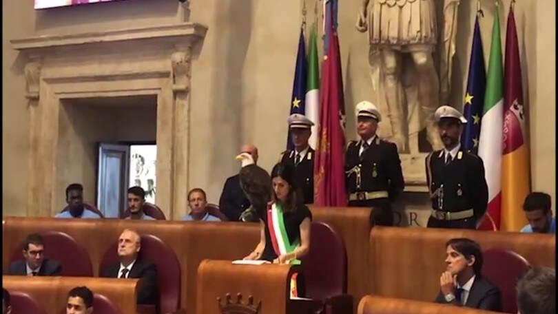 Raggi alla Lazio: "Grazie per le emozioni della Coppa Italia"