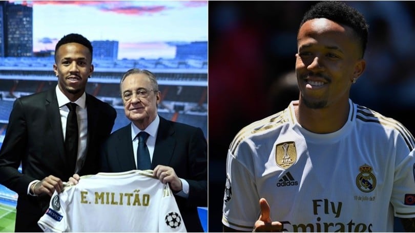 Il Real Madrid presenta Militao: "Sono nel miglior club del mondo"