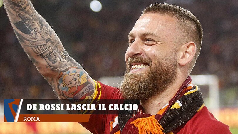 Roma, De Rossi smette di giocare