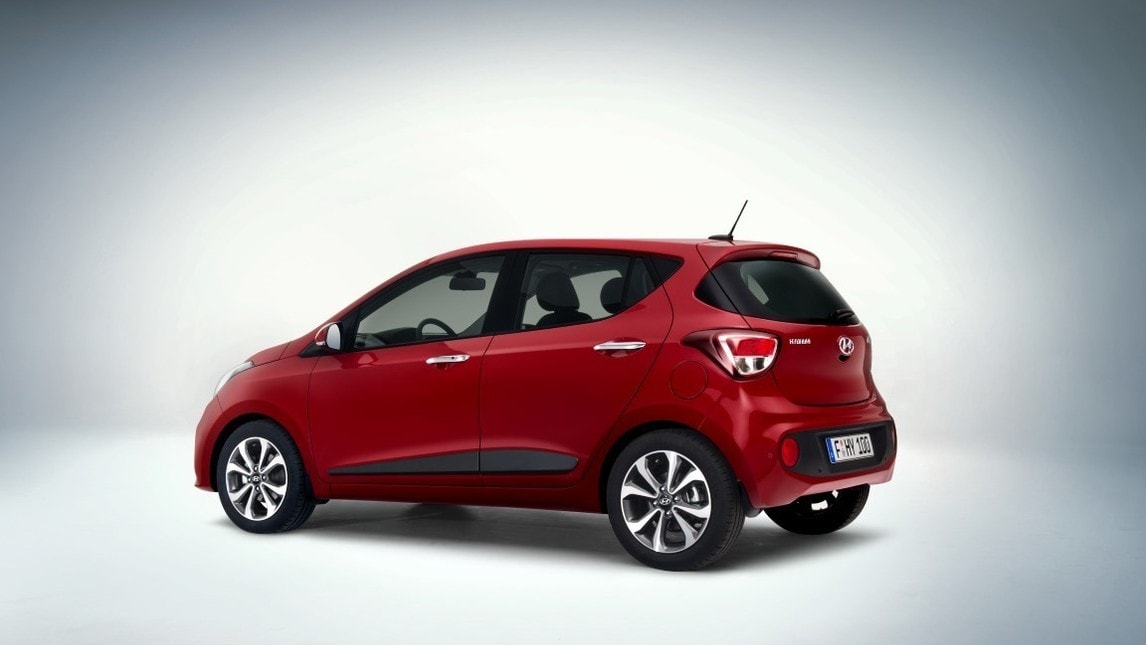 Hyundai i10 restyling, arriva la Cascata: le immagini
