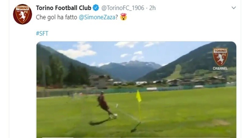 Zaza segna di rabona. Il Torino: "Ma che gol ha fatto?"