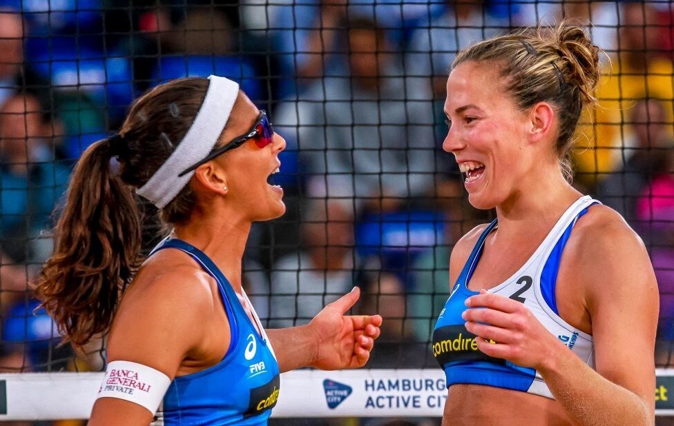 A corrente alternata le coppie azzurre a Gstaad