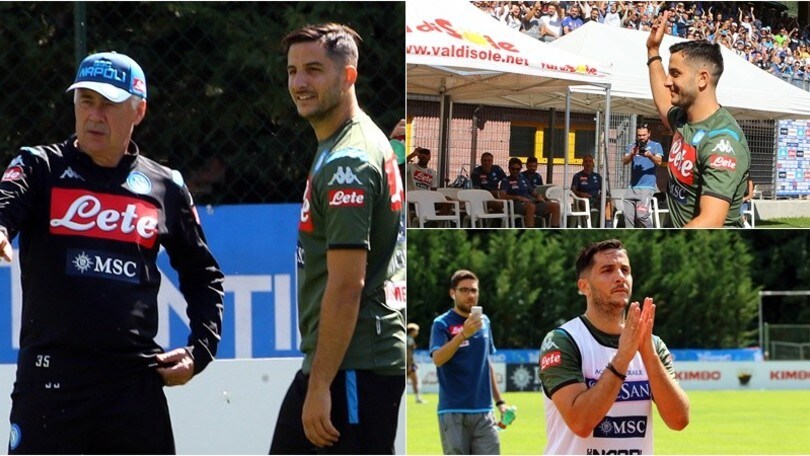 Manolas, primo allenamento col Napoli. Tifosi in delirio