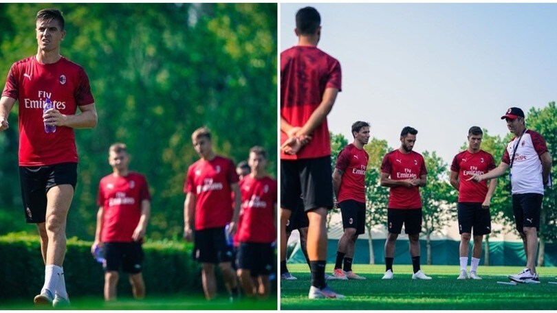 Il Milan assiste alle lezioni di professor Giampaolo