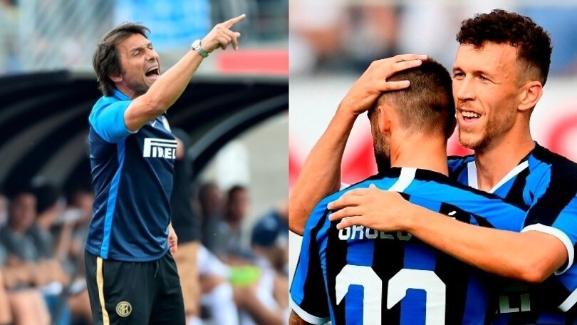 Conte show alla prima dell'Inter a Lugano