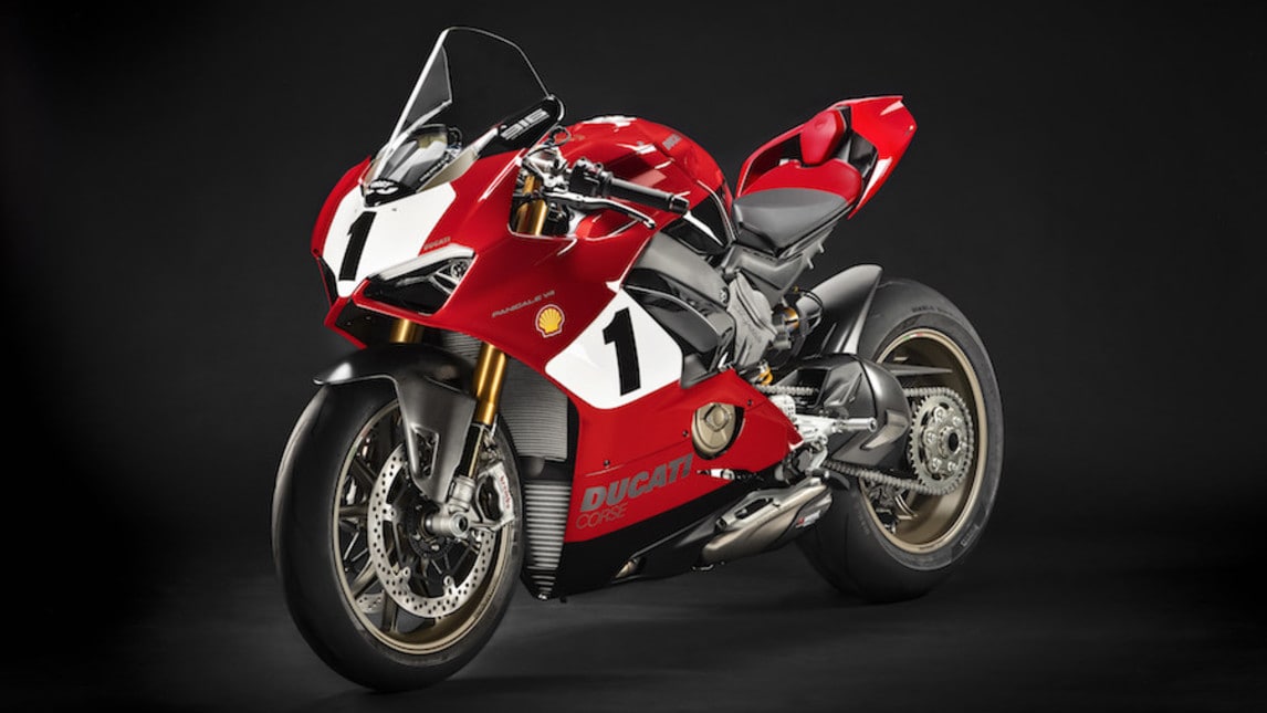 Ducati, le foto della Panigale V4 Anniversario 916