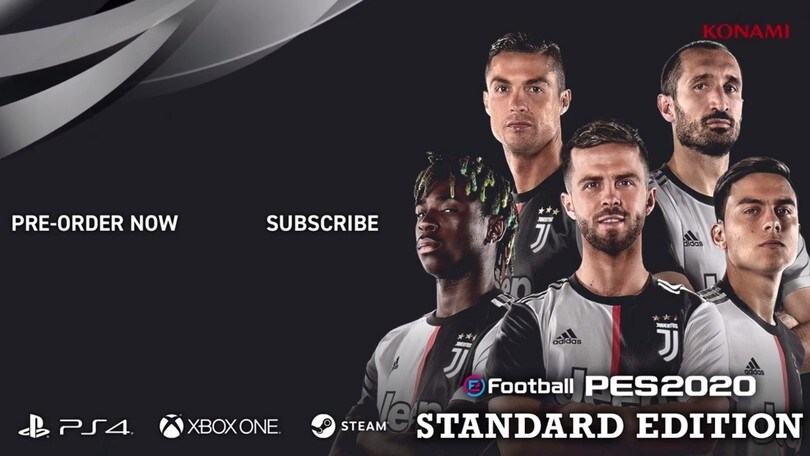 PES 2020 - Juve, accordo esclusivo con la Konami