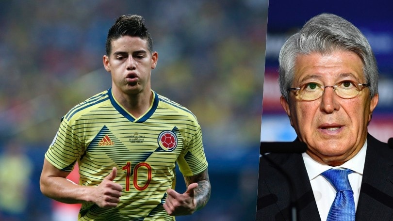 Cerezo su James: "Ci piace, ma non ci sono trattative con il Real Madrid"