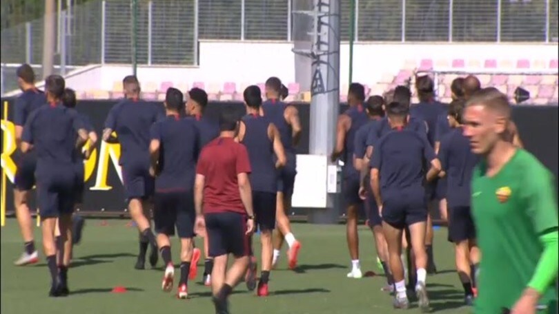 Roma, squadra al lavoro