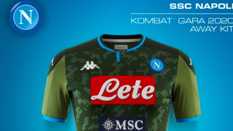 Il Napoli presenta la seconda e terza maglia