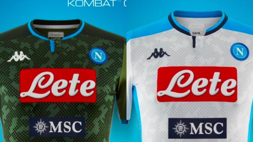 Napoli, ecco la seconda e terza maglia