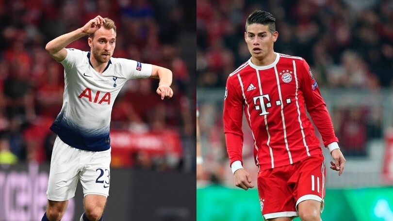 Marca: "Atletico Madrid su Eriksen se sfuma James"