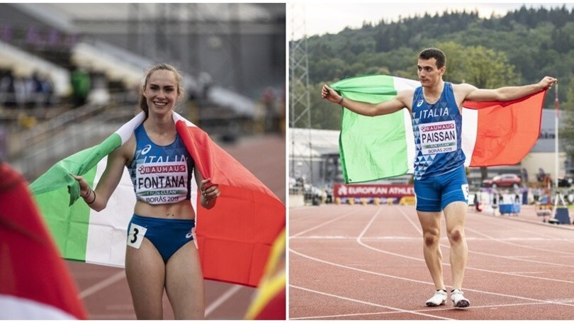 Fontana-Paissan, l'Italia fa una doppietta storica nei 100m agli Europei U20