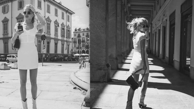 AnneKee di De Ligt stile Georgina di Ronaldo: a spasso per Torino