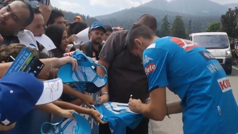 Napoli, quanto calore per Meret