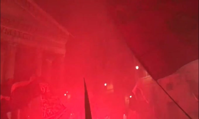 La Roma compie 92 anni, tifosi in festa