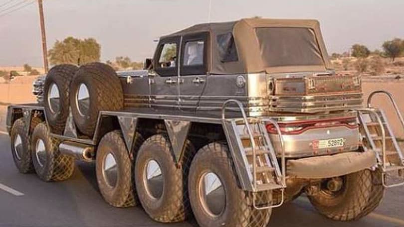 Lo Sceicco Hamad e le auto più strane al mondo - FOTO