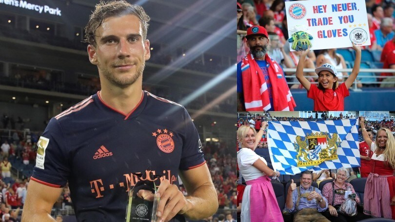 Bayern Monaco-Milan: la decide Goretzka. Festa sugli spalti
