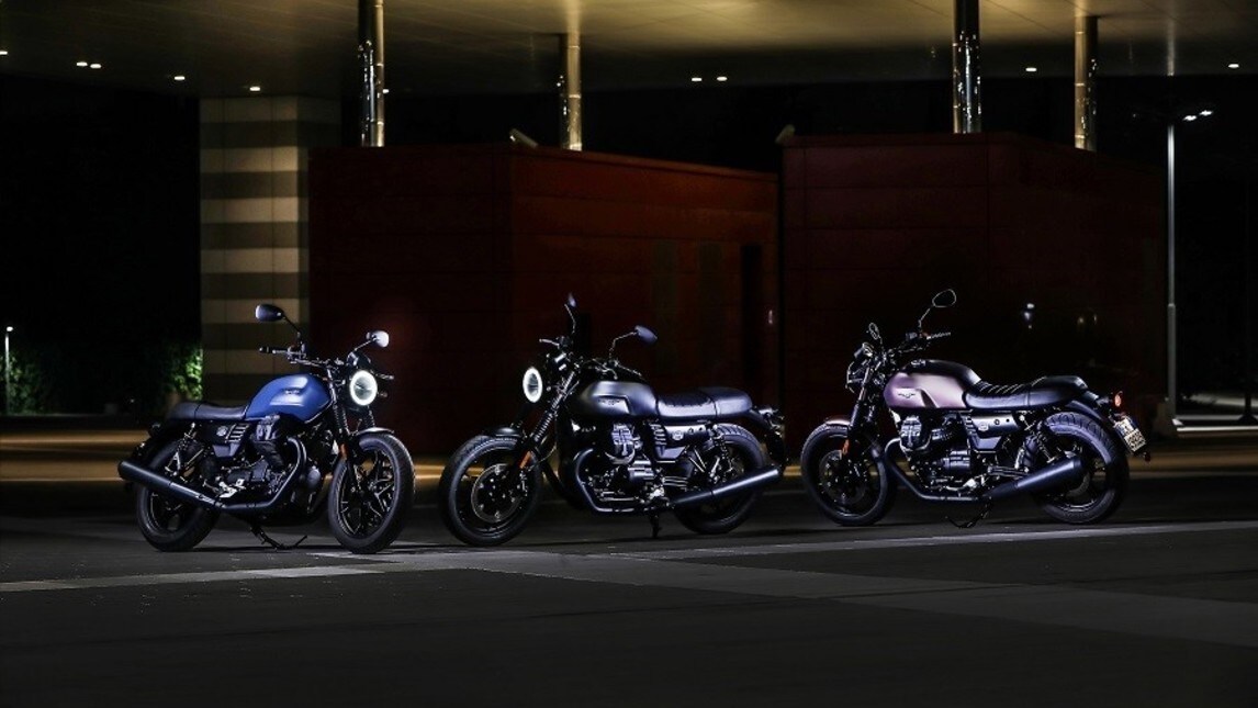Moto Guzzi V7 III Stone Night Pack: gli scatti delle tre versioni