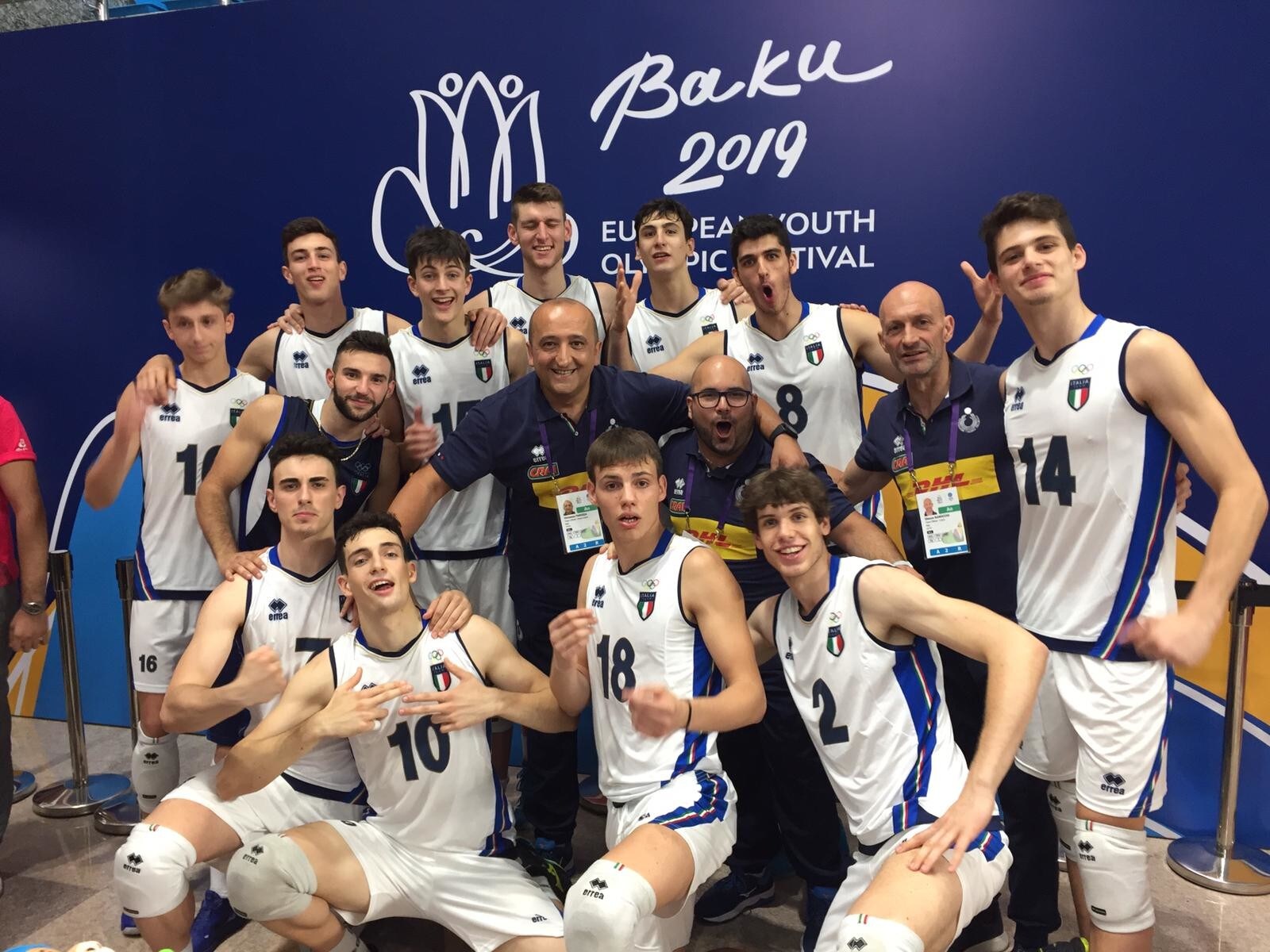 Eyof: l'Italia maschile vince l'oro