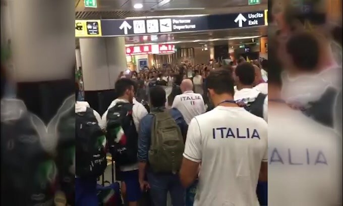 Rientro trionfale per i campioni del 7bello