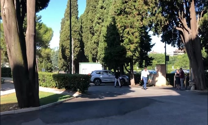 Roma, Ruben Providence a Villa Stuart
