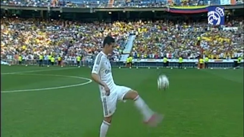 Real Madrid, James Rodriguez si allena con il gruppo