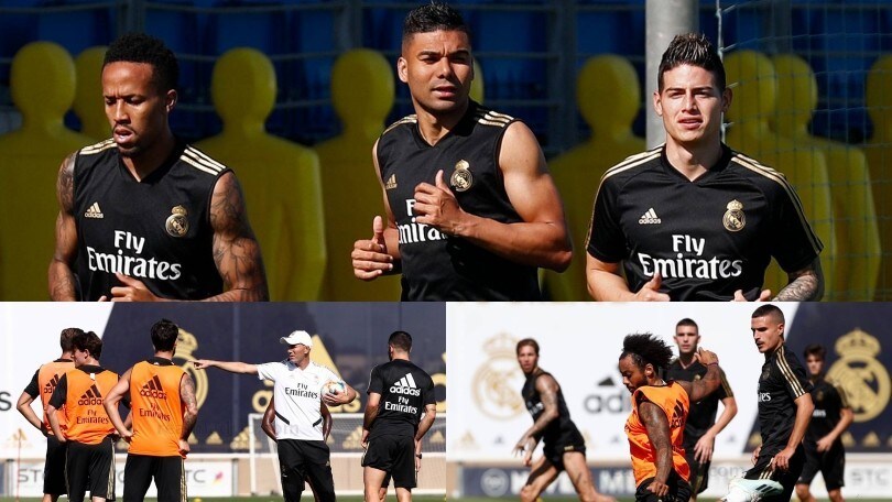 Napoli-James, la trattativa si complica: si allena con il Real Madrid