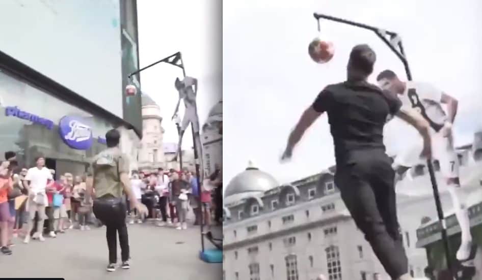Scommetti che non salti come Cristiano Ronaldo? A Londra si sfida il crac della Juve