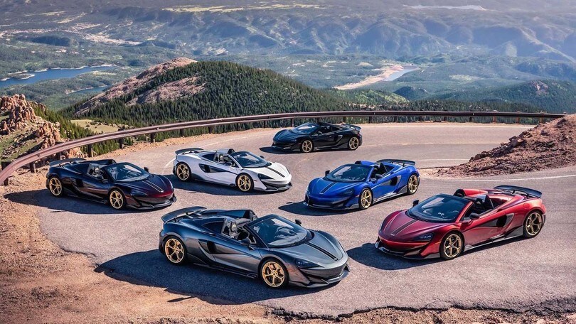 McLaren 600LT Spider Pikes Peak Edition, sei auto uniche di MSO