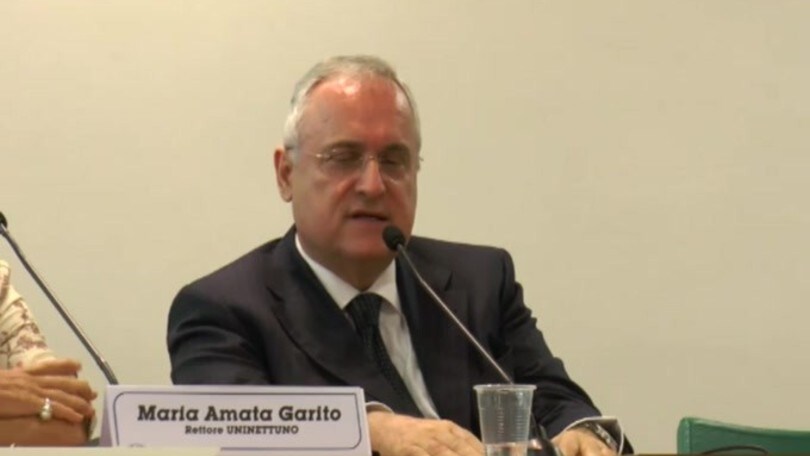 Lotito: "Bisogna lavorare sia sull'aspetto fisico che culturale"