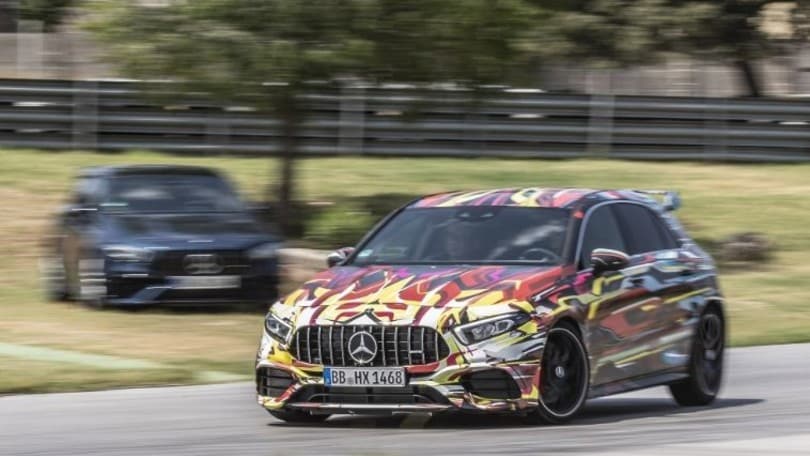Mercedes AMG CLA 45 Racetrack: le immagini