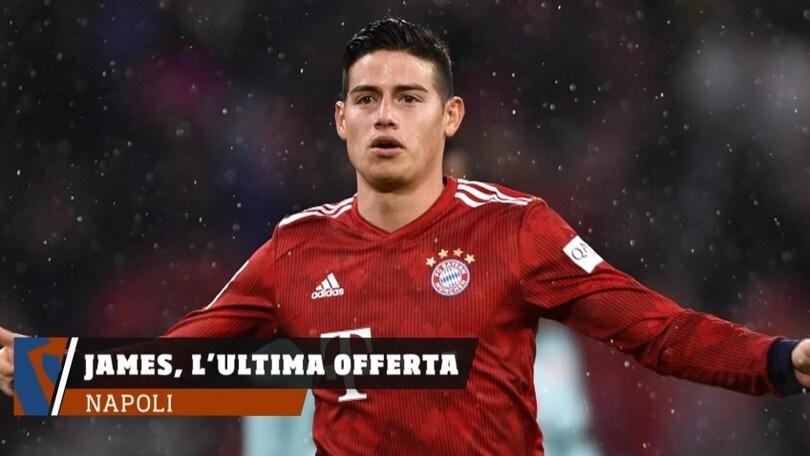 Napoli, l'ultima offerta per James Rodriguez