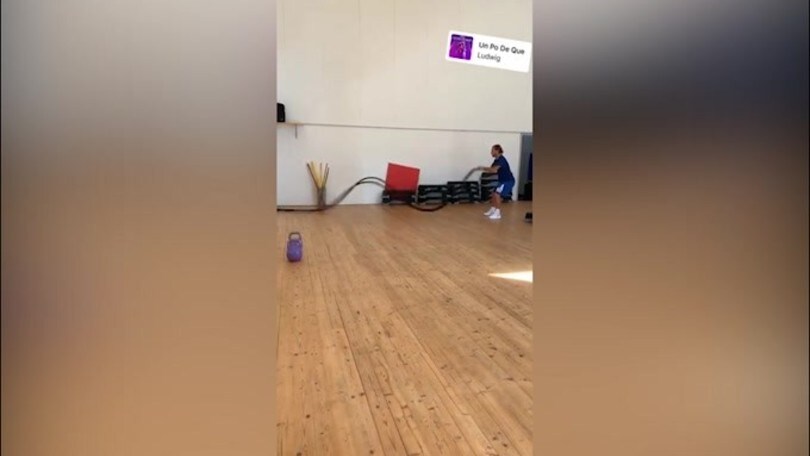Totti, super allenamento in palestra!