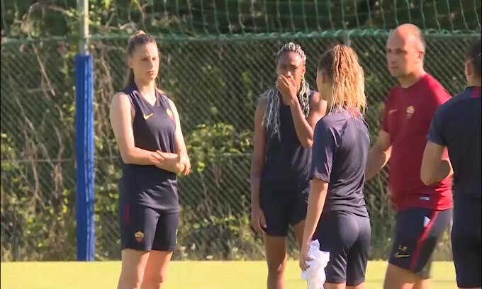 Roma femminile, lavoro nel ritiro di Norcia