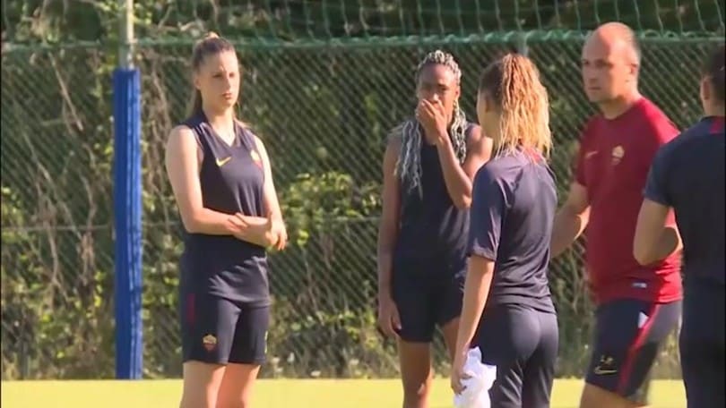 Roma femminile, lavoro nel ritiro di Norcia