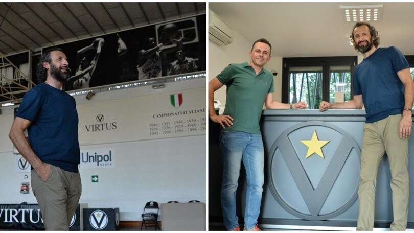 Antoine Rigaudeau fa visita alla Virtus Bologna