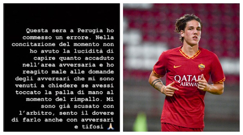 Zaniolo chiede scusa per il rigore: "Ho commesso un errore"