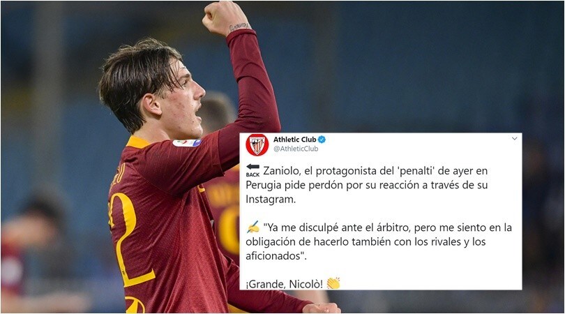 Zaniolo, pace fatta con l'Athletic Bilbao