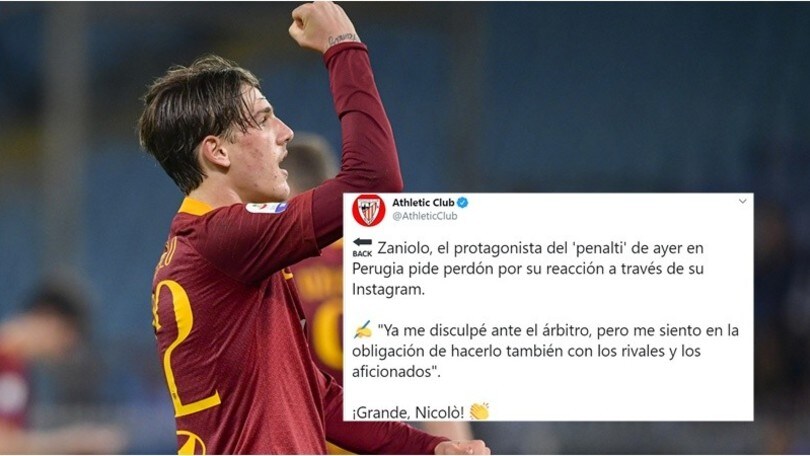 Zaniolo, pace fatta con l'Athletic Bilbao