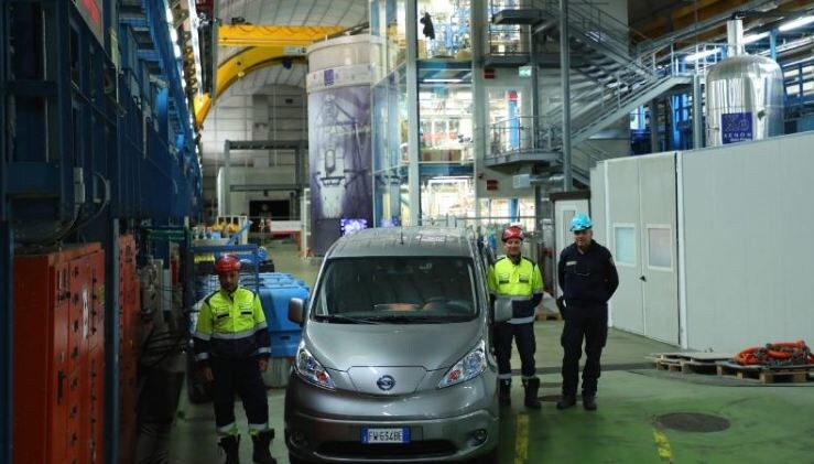 Le foto di Nissan e-NV200 Evalia al Gran Sasso