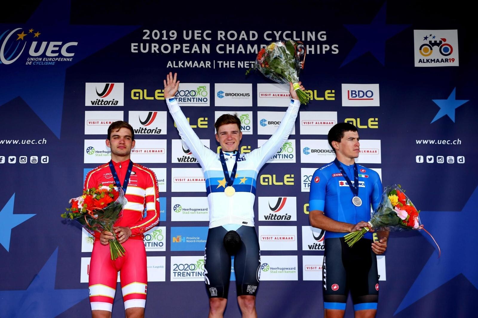 Affini bronzo agli Europei. Oro a Evenepoel